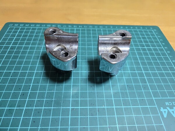 ■美品/即決/送料無料■ハーレーダビッドソン純正1.5インチ ハンドルライザー/1inchハンドルバー用/クロームメッキ