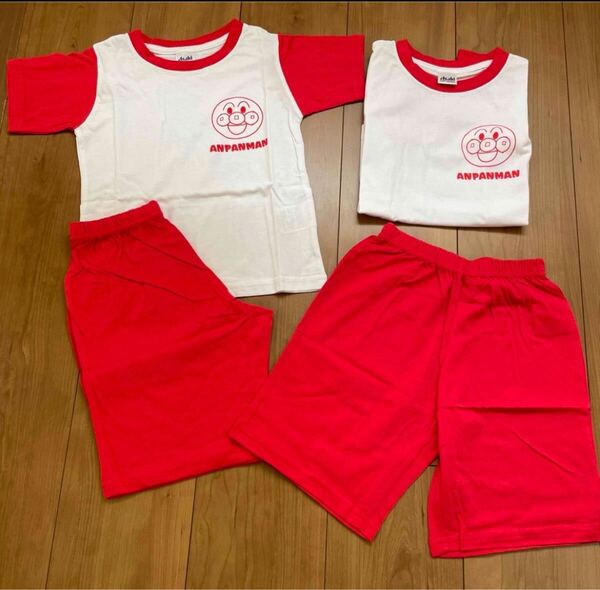 新品 アンパンマン パジャマ 半袖 非売品 女の子 男の子 入園準備 双子