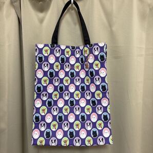 LADUREE 動物柄 トートバッグ エコバッグ 黒猫 ハムスター 犬 ラデュレ