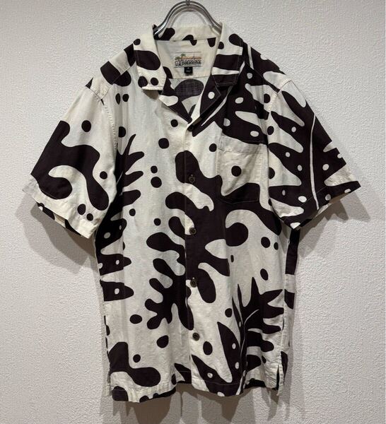 patalohaパタロハ アロハシャツ オープンカラーシャツ バナナリーフ 総柄 半袖シャツ patagonia パタゴニア M