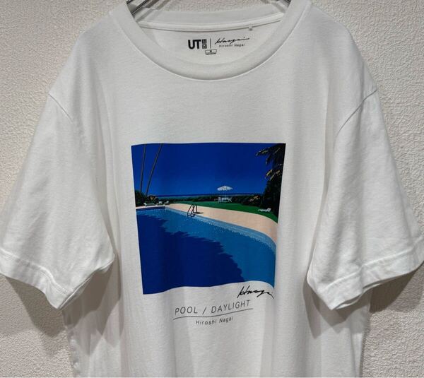 UT ユニクロ×永井博 プリントTシャツ POOL/DAYLIGHT UNIQLO×Hiroshi Nagai ロングバケーション 半袖プリントTシャツ