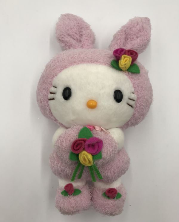 激レア★1990年 エイコー サンリオ ぬいぐるみ マスコットうさぎ 昭和レトロ Yahoo!オークション -「キティ エイコー」の落札相場・落札価格