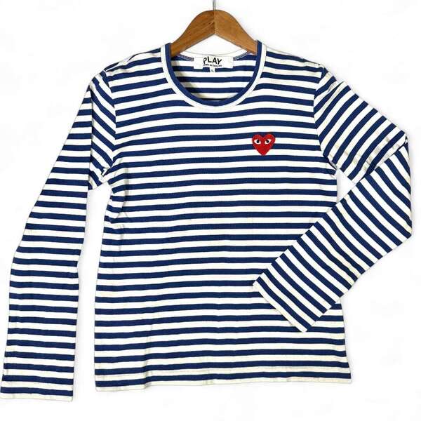 Comme des Garcons PLAY Long Sleeve T-Shirts Stripe / コムデギャルソン プレイ ロングTシャツ ストライプ柄