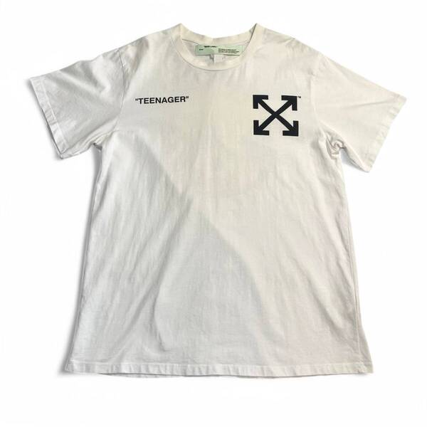 19SS OFF WHITE FLAMED BART Tee White / オフホワイト フレームドバート Tシャツ