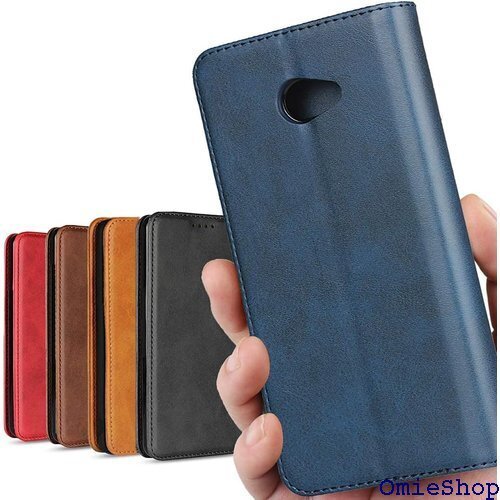 BASIO4 KYV47 ケース 手帳型 かんたんスマ カード入れ スタンド機能 落ち着いた色 レトロ ネイビー 163
