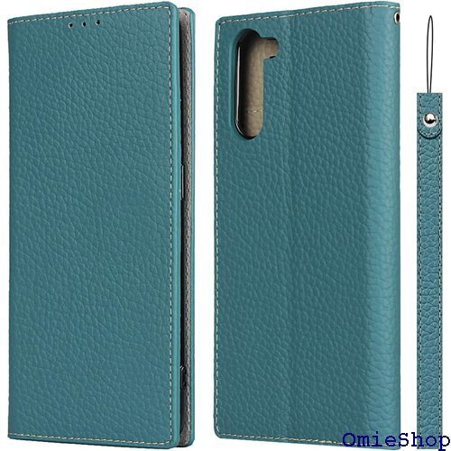 Oppo Reno3 A ケース手帳型 Oppo Re ストラップ付 ヘッドフォンケーブル 耐衝撃 スカイブルー 248