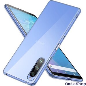 Xperia 10 III ケース クリア SO-52 トラップホール付き 耐衝撃 エクスペリア カバー 全透明 344