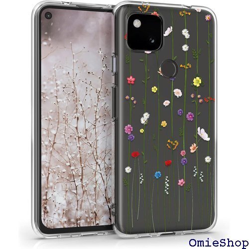 kwmobile Google Pixel 4a対応 マホケース 落下防止- かわいい デザイン TPUケース 352
