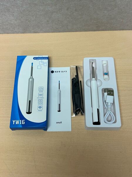 y060227a 耳かき カメラ みみかき 耳掃除 スコープ 光る耳かき ライト付耳かき WIFI接続
