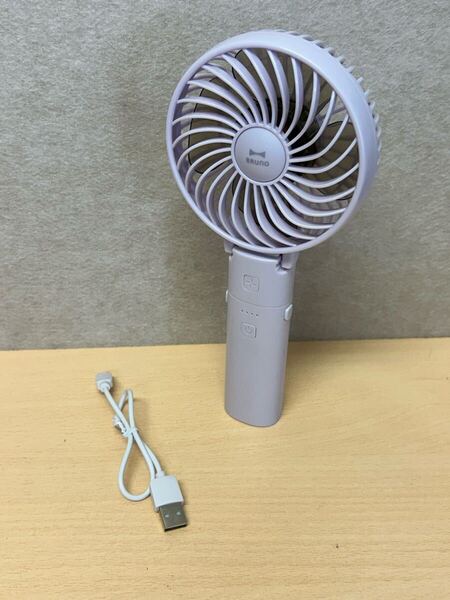 y061205a BRUNO ブルーノ ハンディファン ハンディ扇風機扇風機 ポータブル ミニファン 卓上 Type-C充電 折りたたみ