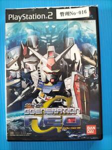 PS-2ソフト★SDガンダム ジージェネレーション・ネオ★管理No-16★新品同等