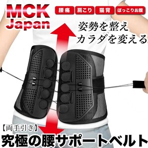 2個セット整体院長監修 腰痛サポートベルト 姿勢矯正 腰痛ベルト サポーター トレーニングベルト 腰椎ベルト コルセット ガードナーベルト
