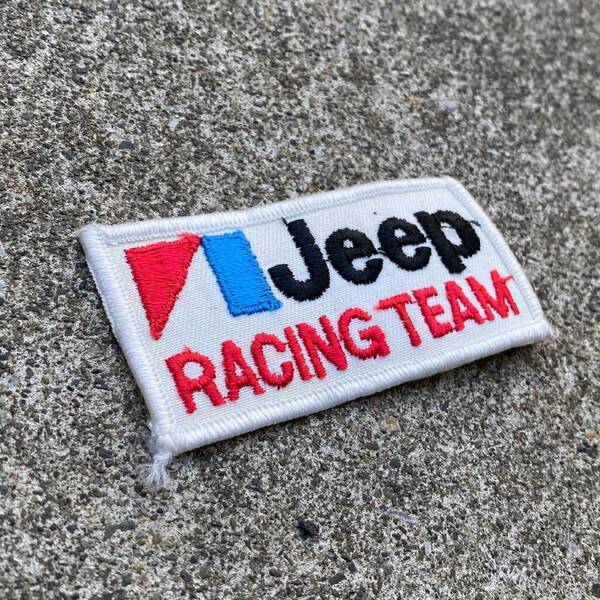 激レア ビンテージ 70s AMC Jeep RACING TEAM ジープ ワッペン パッチ 4×4 ラングラー チェロキー CJ-5 ワゴニア SJ XJ クライスラー 三菱