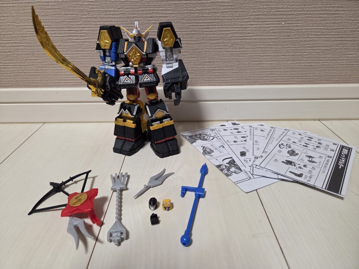 スーパーミニプラ 忍者合体 無敵将軍 開封 組立 Super Mini-pla