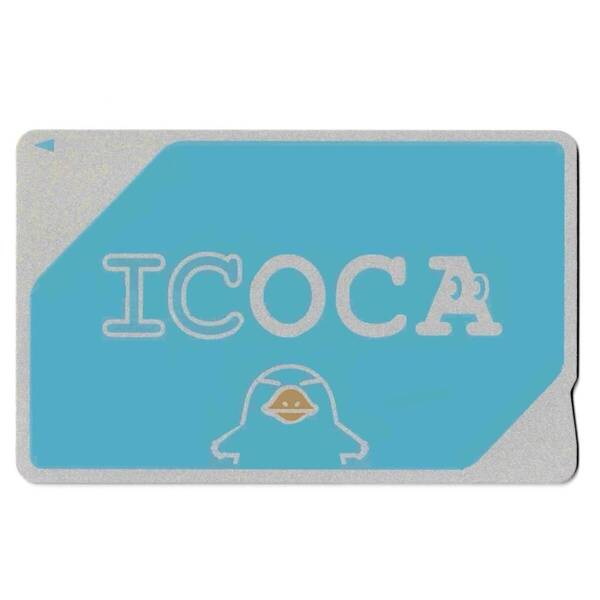 【在庫セール】ICOCA(イコカ) 無記名Suica代替可能 イコちゃん 交通系ICカード 電車・バス・コンビニ Suica スイ