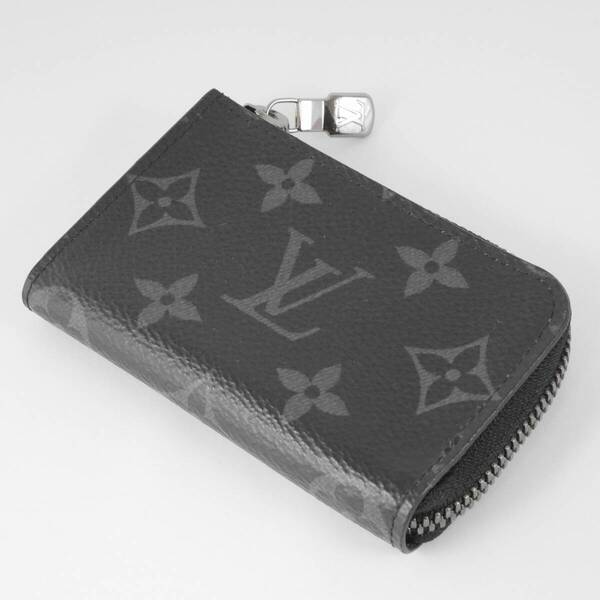 即決 ルイヴィトン LOUIS VUITTON モノグラム エクリプス ポルトモネ ジュール コインケース 小銭入れ カードケース ブラック 黒 M63536
