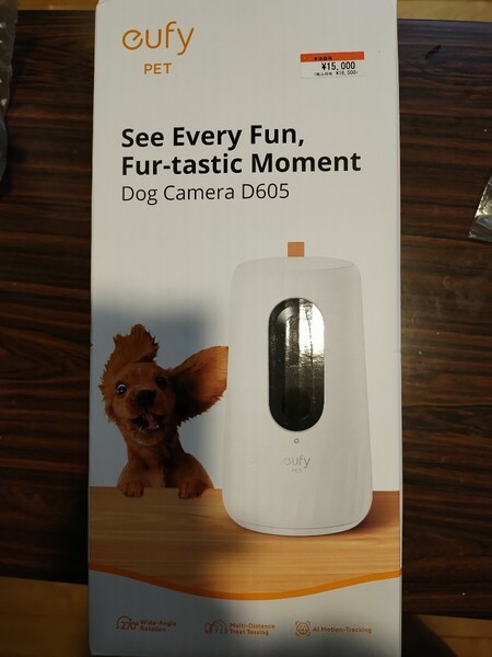 ■送料無料・新品保証あり■Anker Japan Eufy Dog Camera D605 飛び出すおやつ機能 給餌 見守りカメラ ペットカメラ ドックカメラ