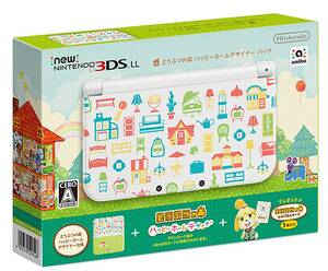 【中古】Newニンテンドー3DS LL どうぶつの森 ハッピーホームデザイナー パック