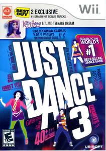 【中古】Just Dance 3 with Katy Perry Bonus Tracks for Wii (2014)(北米版)