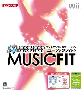 【中古】ダンスダンスレボリューション ミュージックフィット(マット版) - Wii