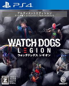 【中古】ウォッチドッグス レギオン アルティメットエディション - PS4【CEROレーティング審査予定 (「Z」想定) 】