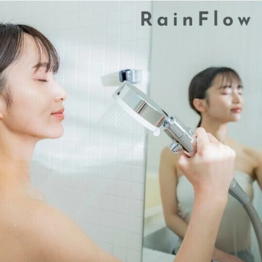シャワーヘッド マイクロナノバブル 節水 肌ケア 美髪 塩素除去2本付き 最大60%の節水 ギフト アダプター付 国際基準G1/2 RainFlow