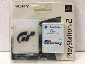●○カ504 未開封 SONY 純正 PlayStation2 PS2 専用メモリーカード GRAN TURISMO 4 グランツーリスモ4 限定版○●