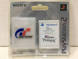 ●○カ505 未開封 SONY 純正 PlayStation2 PS2 専用メモリーカード GRAN TURISMO 4 Prologue グランツーリスモ4 プロローグ 限定版○●