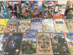 ★☆ソ565 ニンテンドー SWITCH スイッチ ソフト 全て 動作確認済み ダブり無し 20本 まとめ売り すみっコぐらし マインクラフト 他☆★