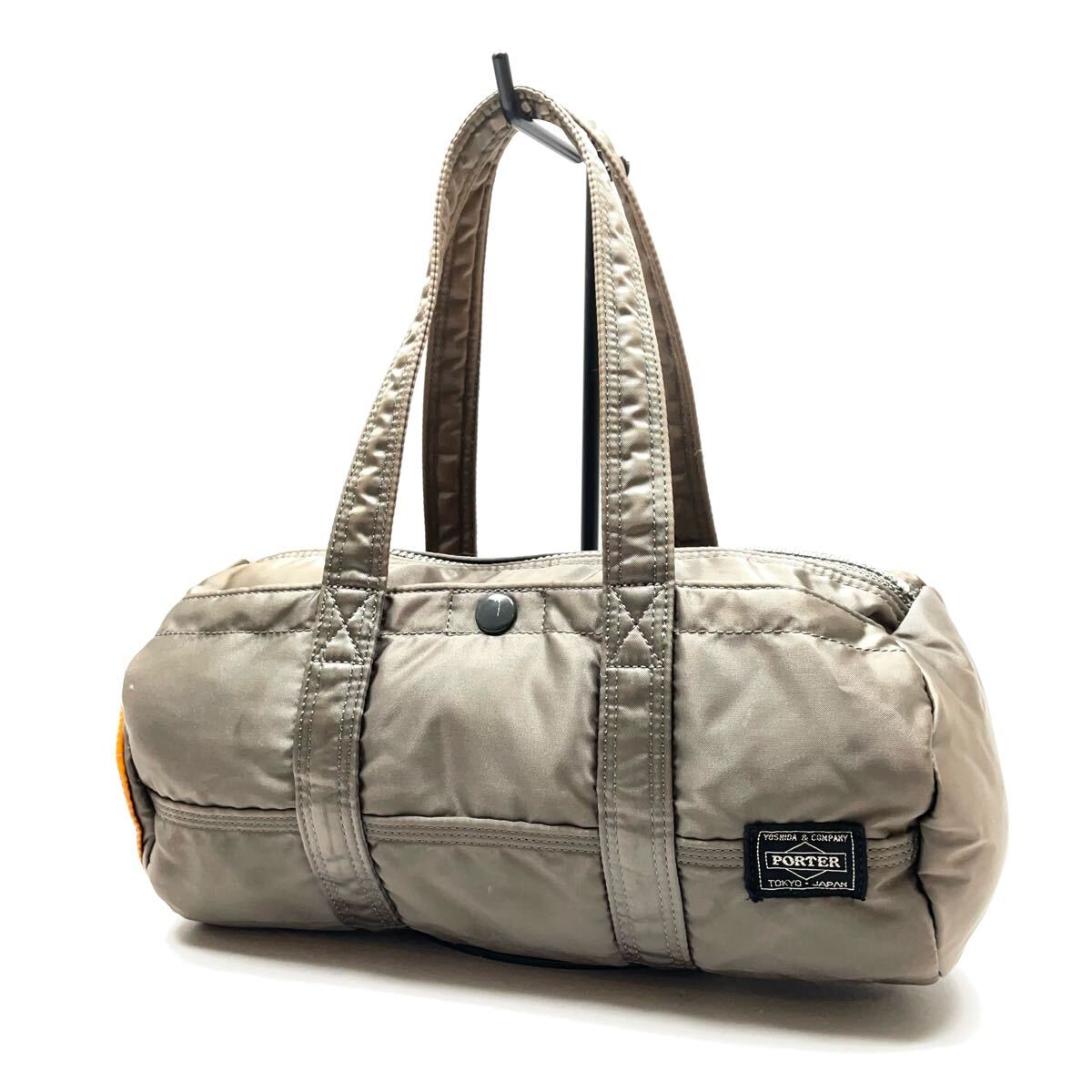 【良品】ポーター PORTER タンカー ハンドバッグ シルバー ナイロン Yahoo!オークション -「ポーター タンカー シルバーグレー」の
