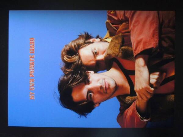 A4 額付き ポスター キアヌ・リーブス Keanu Reeves リヴァー・フェニックス River Phoenix 1991 マイプライベートアイダホ