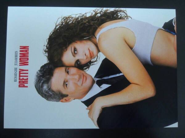 A4 額付き ポスター プリティウーマン Pretty Woman リチャードギア ジュリアロバーツ Garry Marshall 1990