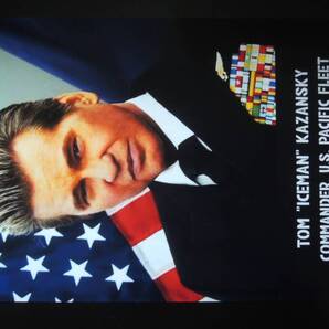 A4 額付き ポスター TOP GUN トップガン ICEMAN アイスマン Kazansky バルキルマー Val Kilmer ヴァルキルマー US Navy アメリカ海軍