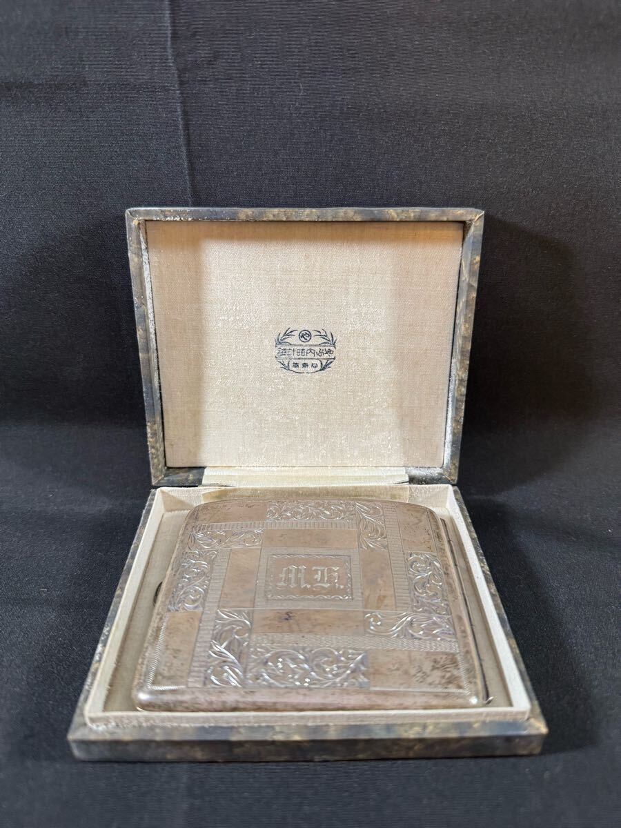◆1950年代 未使用 箱付!銀座 和光 シルバー製(銀製)タバコケース&灰皿 Yahoo!オークション -「シガレットケース 銀製」の落札相場
