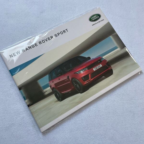 【新品未使用】LAND ROVER RANGE ROVER SPORT ランドローバー レンジローバースポーツ カタログ 2018年版 SVR ジャガーランドローバー