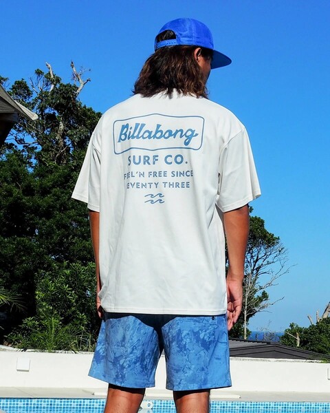 ★送料無料★2025春夏 新品【BILLABONG/ビラボン】SOFFTY TEE サーフTシャツ 【水陸両用】【WIDE FIT】 CRM メンズL BF01A861