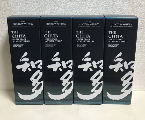 送料無料 4本セット suntory サントリー 知多 ウイスキー 付属品 箱 43% 700ml