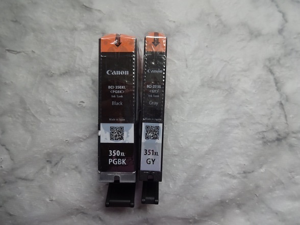 送料無料即決未使用 Canonキャノン純正インクカートリッジBCI-350XLPGBK BCI-351XLGY 大容量ブラック大容量グレーセット