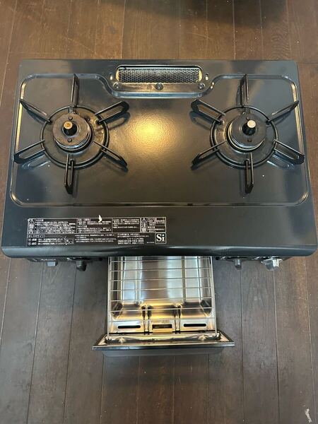 Paloma IC-S37BM-L プロパンガス用コンロ 2022年製品 lp用 使用が少ない 美品!