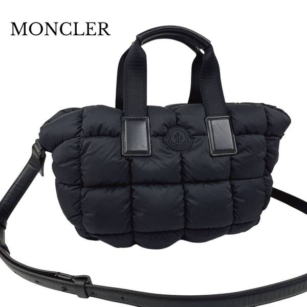 MONCLER モンクレール ミニトートバッグ ショルダーバッグ ハンドバッグ CARADOC K109B5D00009M5987999 ブラック ナイロン