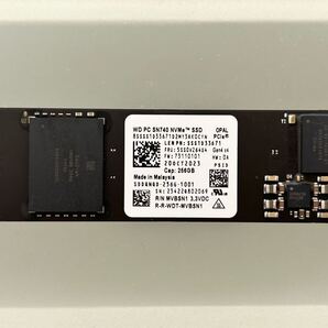 WD PC SN740 NVMe SSD 256GB PCIe Gen4 M.2 2280 SDDQNQD 未使用に近い