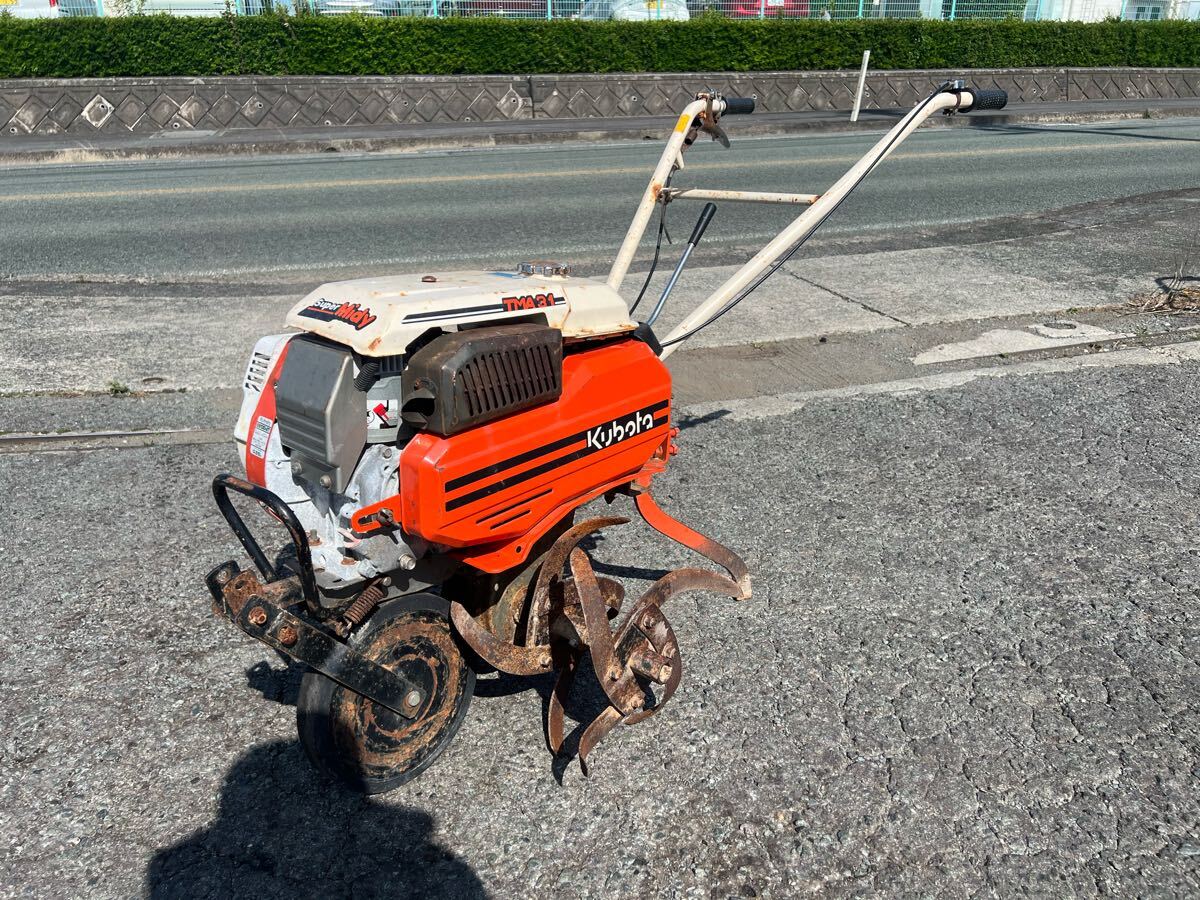 福島発☆引き取り限定☆Kubota/管理機/TMA31/稼動品♪/耕運機 福島発☆引き取り限定☆Kubota/管理機/TMA31/稼動品♪/耕運機