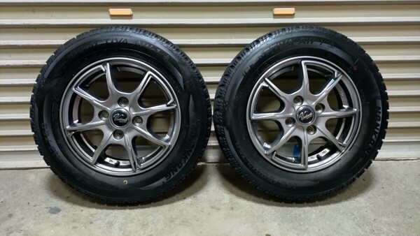145/80R13 ヴェルサンディ verthandi ホイール付き2本セット 7分山 ①