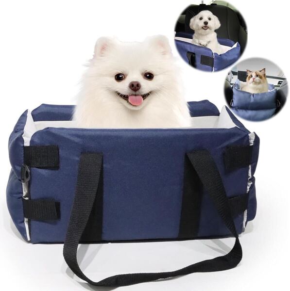猫犬 車 シート 犬 ドライブボックス ベッド ペット 犬 ペット用 安全ベルト 新品 ソファ 猫 クッション オールシーズン