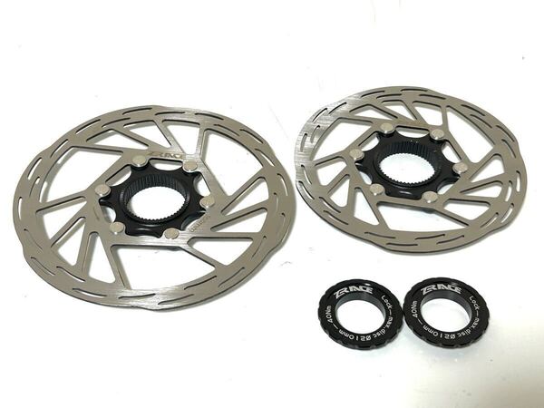 【送料無料】ZRACE センターロックディスクローター 160mm+140mm 新品2枚セット