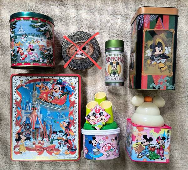 東京ディズニーリゾート 2002年〜お菓子缶★ミッキー ミニー ドナルド TDRTDLTDS 東京ディズニーランド 東京ディズニシー★クリスマス 正月