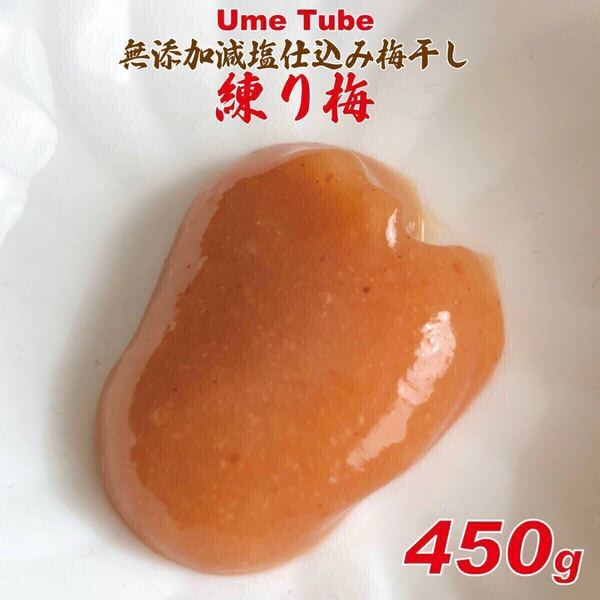 天日塩のシンプル練り梅 UmeTube450g