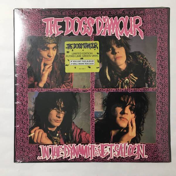 THE DOGS D’AMOUR IN THE DYNAMITE JET SALOON US盤 LIMITED EDITION GREEN VINYL SEALED 新品未開封