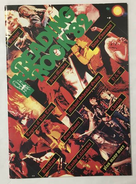 READING ROCK ’82 コンサートプログラム UK製 IRON MAIDEN Y&T BLACKFOOT TYGERS OF PANG TANGE TANK THE MICHAEL SCHENKER GROUP