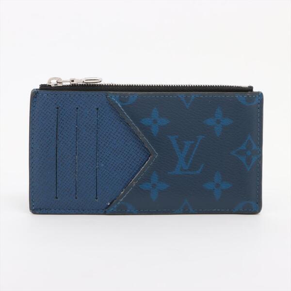 LOUIS VUITTON ルイ・ヴィトン グレー フラグメントケース coin case ダークブルー